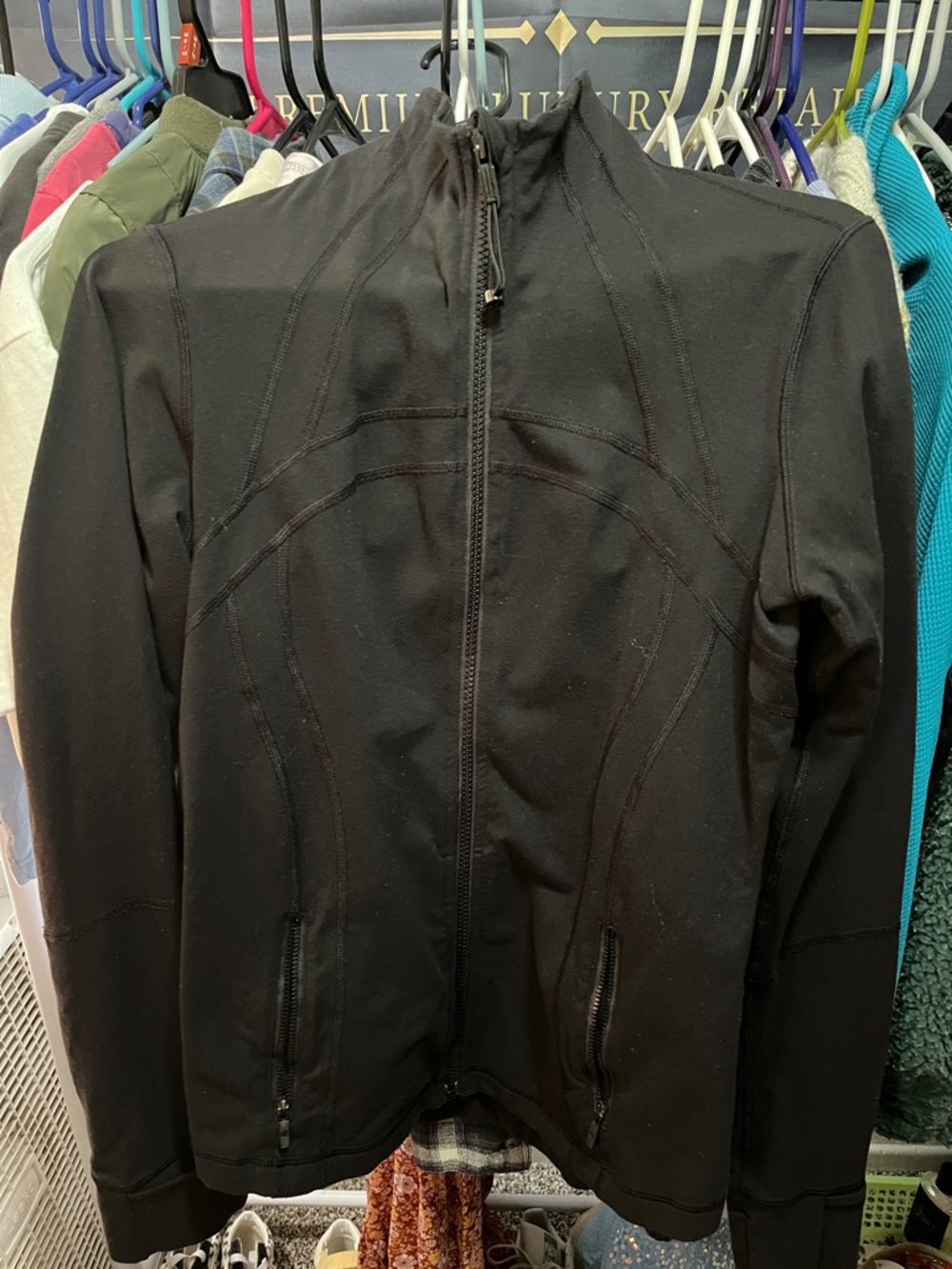 lululemon athletica Black Lightweight Zip Jacket